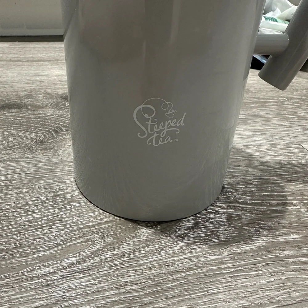 White Ceramic Pitcher - Picture 3 of 4